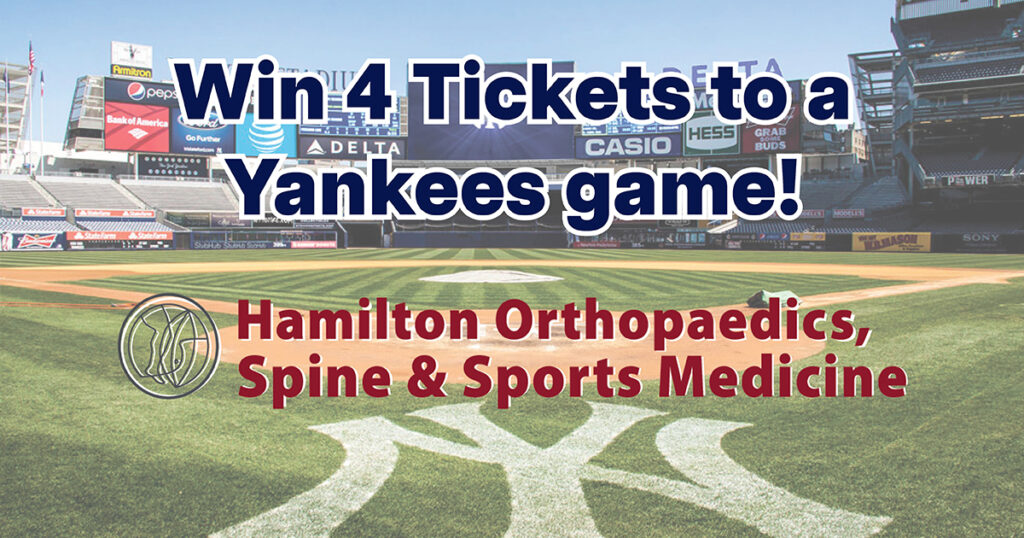Win 4 tickets to a Yankees game